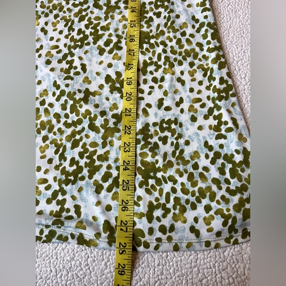 SUSAN GRAVER 2X POLKA DOT BLOUSE GREEN - Picture 6 of 6